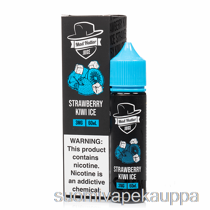 Vape Box Mansikka Kiivijää - Hullu Hatuntekijä - 60ml 0mg